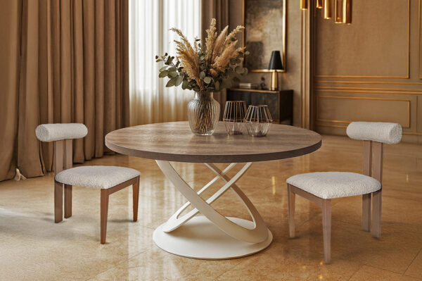 Σέτ Τραπεζαρίας Found Spitimade® Με 6τμχ Καρέκλες Xenia