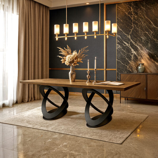 ΤΡΑΠΕΖΑΡΙΑ FENIA ΜΕ ΕΠΙΦΑΝΕΙΑ ΣΕ ΣΚΟΥΡΟ ΚΑΦΕ ΧΡΩΜΑ