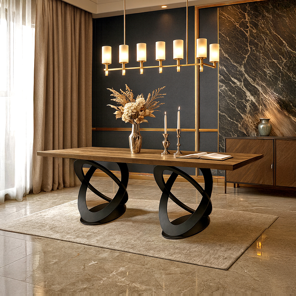 Kykloi 7763 ΤΡΑΠΕΖΑΡΙΑ FENIA ΜΕ ΕΠΙΦΑΝΕΙΑ ΣΕ ΣΚΟΥΡΟ ΚΑΦΕ ΧΡΩΜΑ - Image 1