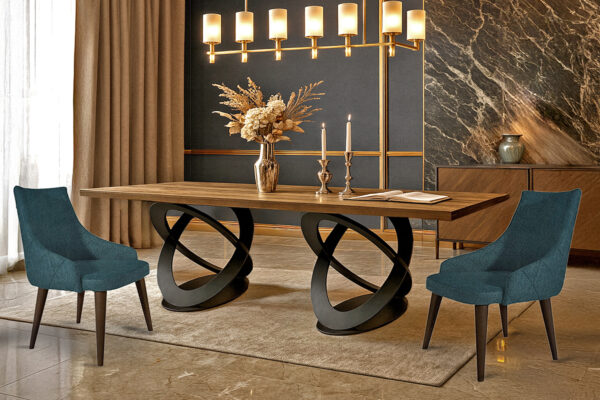 Σέτ Τραπεζαρίας Fenia Spitimade® Με 6τμχ Καρέκλες Ignis