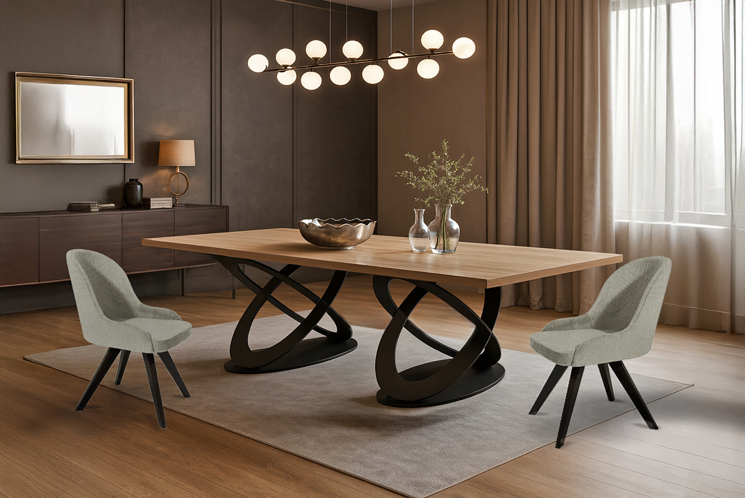 Kykloi K529 Bonita Planet Σέτ Τραπεζαρίας Fenia Spitimade® Με 6τμχ Καρέκλες Bonita - Image 1