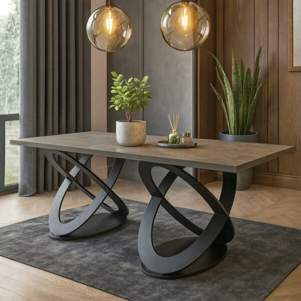 ΤΡΑΠΕΖΑΡΙΑ FENIA ΜΕ ΕΠΙΦΑΝΕΙΑ ΣΕ ΟΨΗ ΣΚΟΥΡΟ ΤΣΙΜΕΝΤΟ