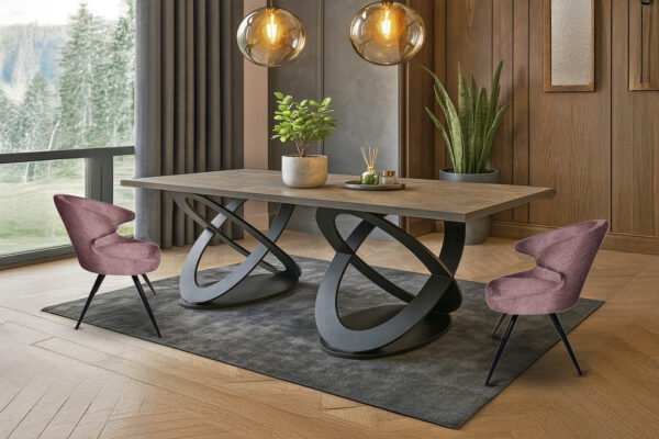 Σέτ Τραπεζαρίας Fenia Spitimade® Με 6τμχ Καρέκλες Galaxy