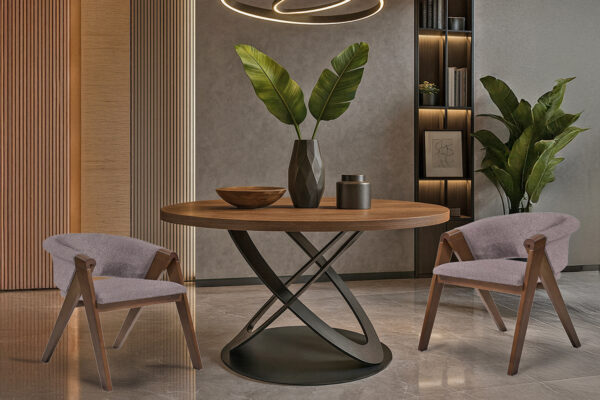 Σέτ Τραπεζαρίας Found Spitimade® Με 6τμχ Καρέκλες Rich