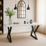 ΤΡΑΠΕΖΑΡΙΑ INFERNO ΜΕ ΕΠΙΦΑΝΕΙΑ ΣΕ ΟΨΗ ΛΕΥΚΟ ΜΑΡΜΑΡΟ