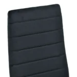 ΚΑΡΕΚΛΑ PARKER ΜΕ ΜΑΥΡΟ ΒΕΛΟΥΔΟ ΥΦΑΣΜΑ  ΚΑΙ ΜΕΤΑΛΛΙΚΟ ΠΟΔΙ - Image 7