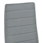 ΚΑΡΕΚΛΑ PARKER ΜΕ ΓΚΡΙ ΒΕΛΟΥΔΟ ΥΦΑΣΜΑ  ΚΑΙ ΜΕΤΑΛΛΙΚΟ ΠΟΔΙ - Image 7