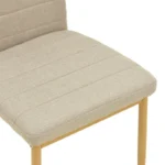 ΚΑΡΕΚΛΑ PARKER ΜΕ ΜΠΕΖ ΥΦΑΣΜΑ  ΚΑΙ ΜΕΤΑΛΛΙΚΟ ΠΟΔΙ ΣΕ ΦΥΣΙΚΗ ΑΠΟΧΡΩΣΗ - Image 8