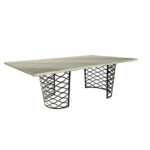 ΤΡΑΠΕΖΑΡΙΑ CAGE ΜΕ ΕΠΙΦΑΝΕΙΑ ΣΕ ΛΕΥΚΟ ΜΑΡΜΑΡΟ - Image 3