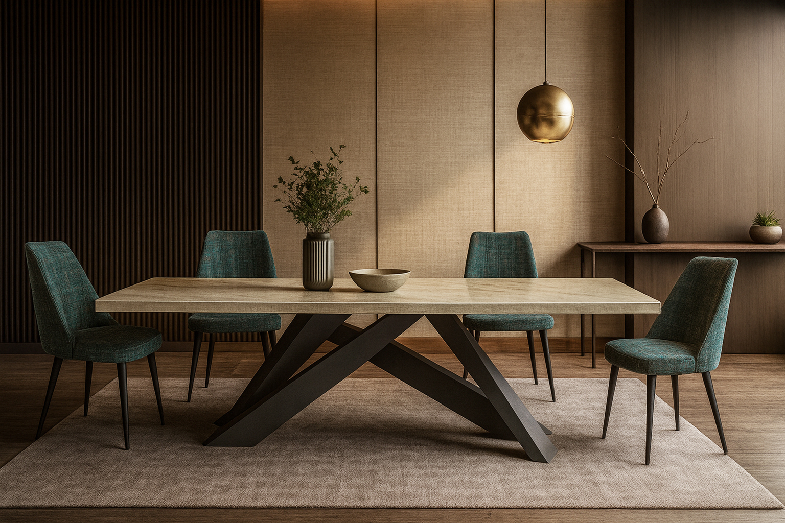 Progetto Argo Milano Σέτ Τραπεζαρίας Tomer Spitimade® Με 6τμχ Καρέκλες Argo - Image 1