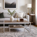 ΤΡΑΠΕΖΙ ΣΑΛΟΝΙΟΥ ROMEO ΜΕ ΕΠΙΦΑΝΕΙΑ ΣΕ ΑΝΟΙΧΤΟ ΞΥΛΟ ΚΑΙ ΜΕΤΑΛΛΙΚΟ ΣΚΕΛΕΤΟ