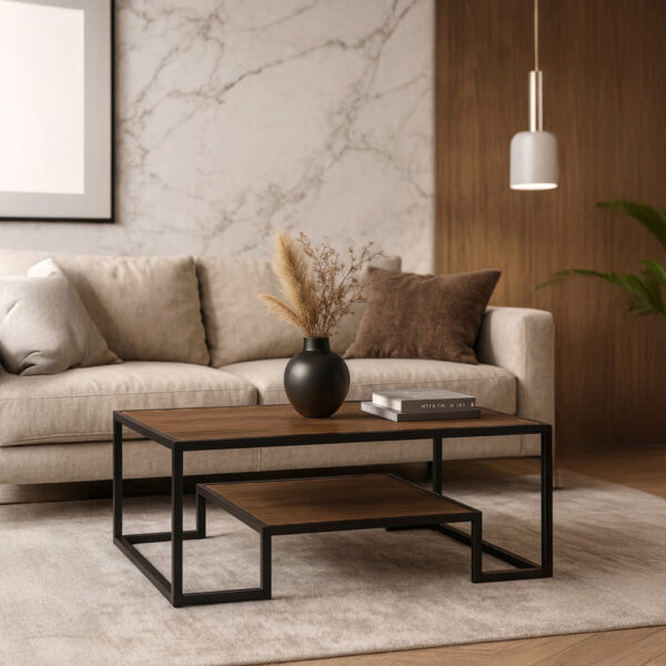 ΤΡΑΠΕΖΙ ΣΑΛΟΝΙΟΥ ROMEO ΜΕ ΚΑΡΥΔΙ ΕΠΙΦΑΝΕΙΑ ΚΑΙ ΜΕΤΑΛΛΙΚΟ ΣΚΕΛΕΤΟ