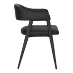 ΠΟΛΥΘΡΟΝΑ SEZAN ΜΕ ΜΑΥΡΟ ΤΕΧΝΟΔΕΡΜΑ ΚΑΙ ΜΕΤΑΛΛΙΚΟ ΠΟΔΙ - Image 5