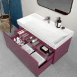 Νιπτήρας Επίπλου Πορσελάνης Cerastyle Sharp 100x48cm Λευκό - Image 4