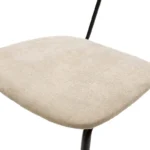 ΚΑΡΕΚΛΑ TANIA ΜΕ ΥΦΑΣΜΑ ΣΕ ΜΠΕΖ ANTIQUE ΧΡΩΜΑ ΚΑΙ ΜΕΤΑΛΛΙΚΟ ΠΟΔΙ - Image 7