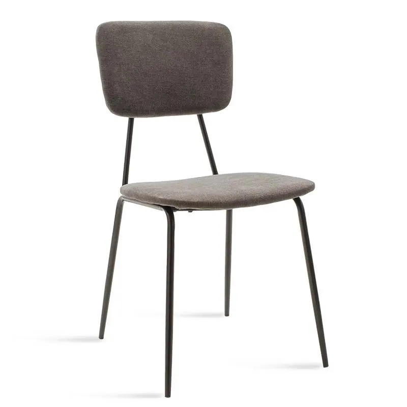 Tania ΚΑΡΕΚΛΑ TANIA ΜΕ ΥΦΑΣΜΑ ΣΕ ΑΝΘΡΑΚΙ ΧΡΩΜΑ ΚΑΙ ΜΕΤΑΛΛΙΚΟ ΠΟΔΙ - Image 1