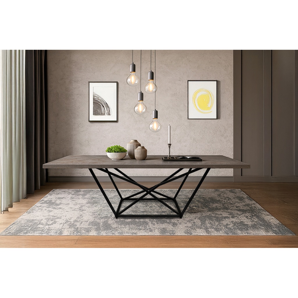 Trap 45 K540_1024x1024 ΤΡΑΠΕΖΑΡΙΑ GRIDE ΜΕ ΕΠΙΦΑΝΕΙΑ ΣΕ ΟΨΗ ΣΚΟΥΡΟ ΤΣΙΜΕΝΤΟ - Image 1