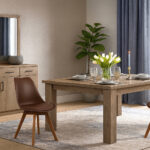 Σέτ Τραπεζαρίας Flipper Με 6τμχ Καρέκλες Gaston Brown