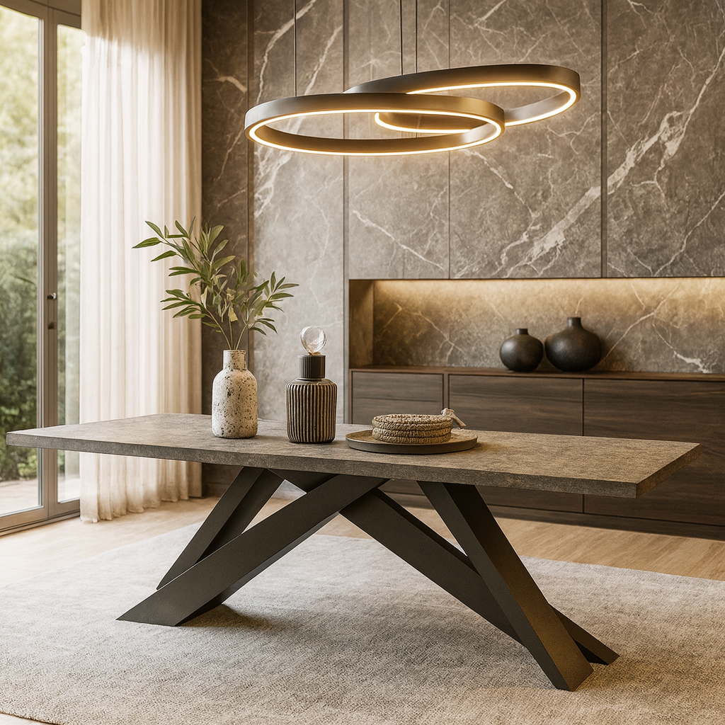 k540 ΤΡΑΠΕΖΑΡΙΑ TOMER ΜΕ ΕΠΙΦΑΝΕΙΑ ΣΕ ΟΨΗ ΣΚΟΥΡΟ ΤΣΙΜΕΝΤΟΥ - Image 1