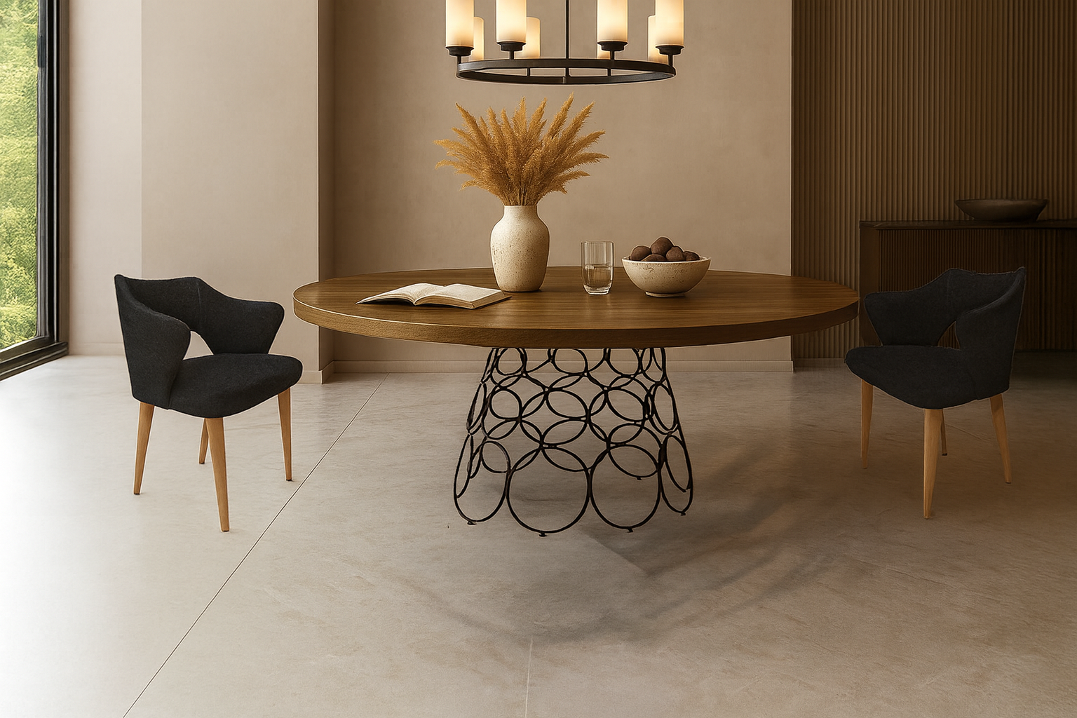 oxi 7763 STAR C BRISTOL Σέτ Τραπεζαρίας Libre Spitimade® Με 6τμχ Καρέκλες Star - Image 1