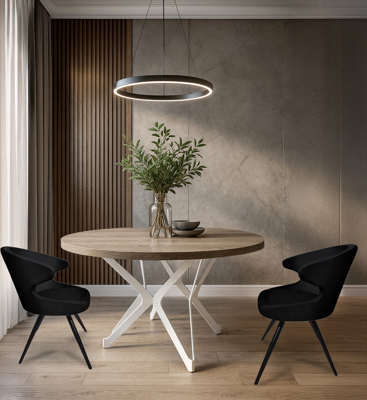 ΠΕΡΑΣΑ Asteri Strog. 5194 Edition Σέτ Τραπεζαρίας Loggy Spitimade® Με 6τμχ Καρέκλες Edition - Image 1