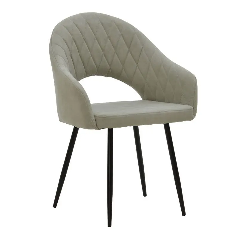 029-000150 Πολυθρόνα Macie ύφασμα antique γκρι-μαύρο - Image 1