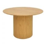 Τραπέζι Karulo mdf σε sonoma απόχρωση Φ120x76εκ