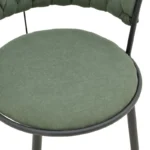 Πολυθρόνα Alkia I ύφασμα σε χακί απόχρωση- πόδι μαύρο μέταλλο 57x58.5x72εκ - Image 7