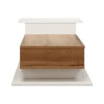 Τραπέζι σαλονιού Nuvele σε λευκή-sonoma απόχρωση - Image 3