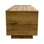 Τραπέζι σαλονιού Fetix σε μαύρο μαρμάρου-sonoma απόχρωση - Image 4