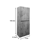 Παπουτσοθήκη-ντουλάπι Kebell σε oak απόχρωση - Image 6