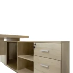 Γραφείο εργασίας αναστρέψιμο επαγγελματικό Amazon σε φυσική απόχρωση - Image 4