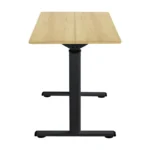 Γραφείο εργασίας με ρυθμιζόμενο ύψος Karla sonoma-μαύρο - Image 6