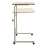 Γραφείο Piper με αυξομείωση ύψους-MDF φυσικό-λευκό - Image 7