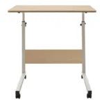 Γραφείο Piper με αυξομείωση ύψους-MDF φυσικό-λευκό - Image 6