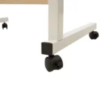 Γραφείο Piper με αυξομείωση ύψους-MDF φυσικό-λευκό - Image 4