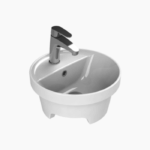 Νιπτήρας Επικαθήμενος Πορσελάνης Cerastyle Suit Φ 38cm 078000-u Λευκό