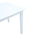 Tραπέζι επεκτεινόμενο Mabor ξύλο σε λευκή απόχρωση 120-150x80x73,8εκ - Image 6