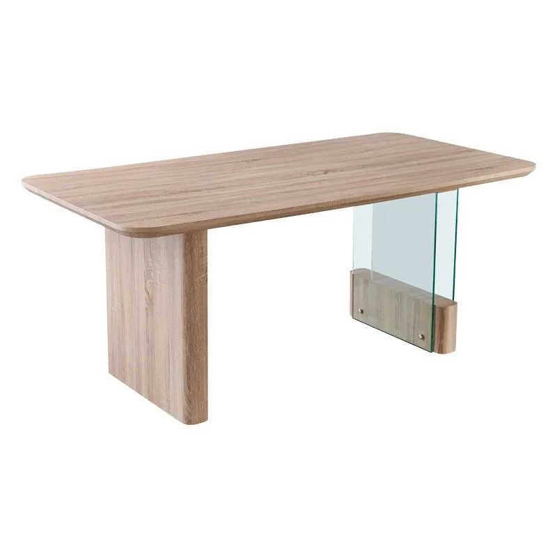 093-000034 Tραπέζι Faghan καφέ mdf 180x90x76εκ - Image 1