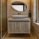 ΕΠΙΠΛΟ ΜΠΑΝΙΟΥ 5194 RIGHELLO 100 cm ΣΕ ΑΝΟΙΧΤΗ ΑΠΟΧΡΩΣΗ ΞΥΛΟΥ