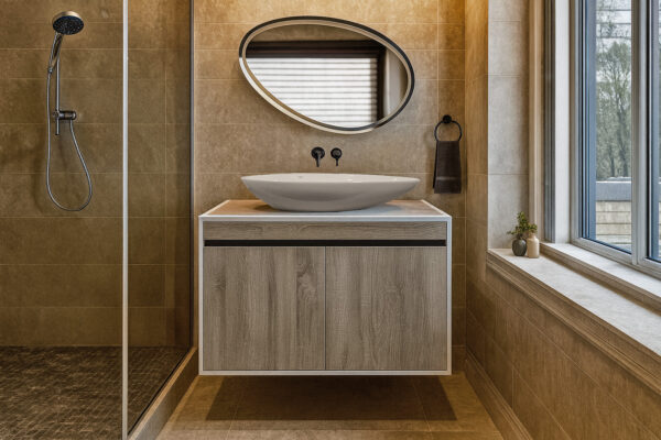 ΕΠΙΠΛΟ ΜΠΑΝΙΟΥ 5194 RIGHELLO 100 cm ΣΕ ΑΝΟΙΧΤΗ ΑΠΟΧΡΩΣΗ ΞΥΛΟΥ