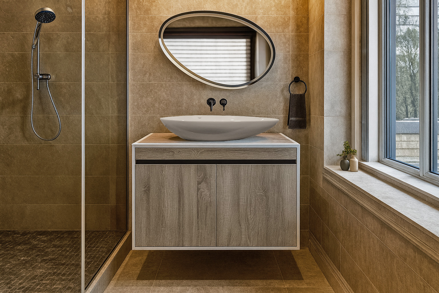 100 ntoulapi 5194 5120 concrete ΕΠΙΠΛΟ ΜΠΑΝΙΟΥ 5194 RIGHELLO 100 cm ΣΕ ΑΝΟΙΧΤΗ ΑΠΟΧΡΩΣΗ ΞΥΛΟΥ - Image 1