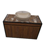 ΕΠΙΠΛΟ ΜΠΑΝΙΟΥ K545 RIGHELLO 100 cm ΣΕ ΑΠΟΧΡΩΣΗ ΚΑΡΥΔΙΑΣ - Image 2