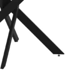 Τραπέζι Dammero mdf σε ανθρακί απόχρωση με πόδι μαύρο μέταλλο Φ100x75εκ - Image 5