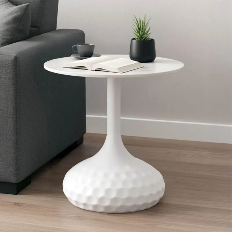 101-000096 Βοηθητικό τραπέζι Fabron λευκό sintered stone - Image 1