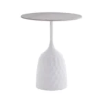 Βοηθητικό τραπέζι Kousien λευκό sintered stone - Image 5