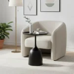 Βοηθητικό τραπέζι Agrile μαύρο μέταλλο