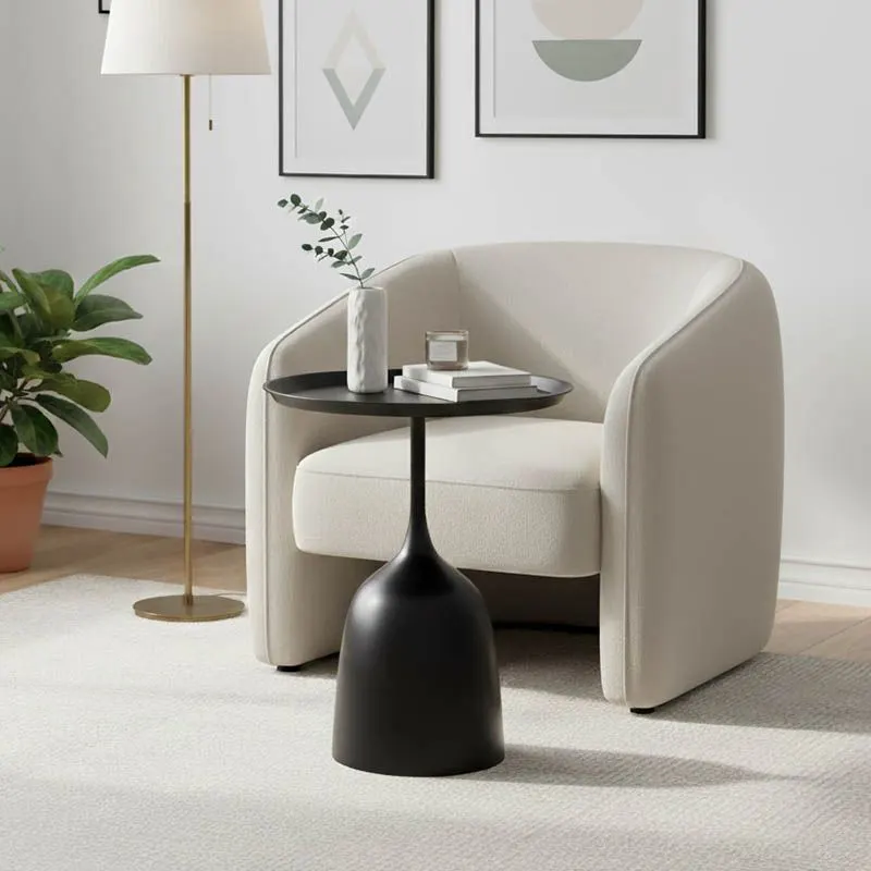 101-000101 Βοηθητικό τραπέζι Agrile μαύρο μέταλλο - Image 1