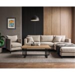 ΤΡΑΠΕΖΙ ΣΑΛΟΝΙΟΥ ERNEST ΣΕ ΦΥΣΙΚΗ ΑΠΟΧΡΩΣΗ ΚΑΙ ΜΑΥΡΗ ΜΕΤΑΛΛΙΚΗ ΒΑΣΗ