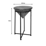 Βοηθητικό τραπέζι σαλονιού Miles I μασίφ ξύλο ακακίας σε φυσική απόχρωση - Image 2